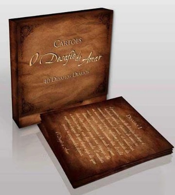 Cartões O Desafio de Amar - 40 Desafios Diários