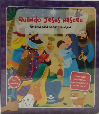 Tnl563 Quando Jesus Nasceu Pintar c/ Água